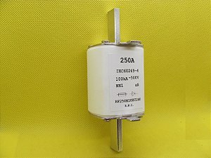 RF250E100C1B0 - Fusível NH1 250A 500V 100kA aR