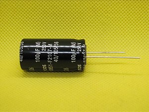 B43851F2107M0 100uF X 250V  18X35