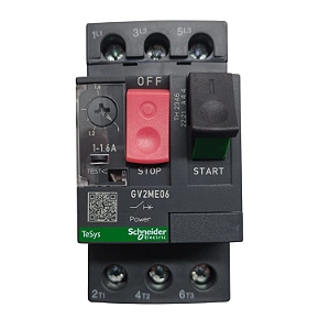 Disjuntor Motor Termomagnético 1-1.6A GV2ME06 - Schneider