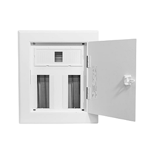 Quadro De Distribuição 16/12 100a Branco De Embutir - Cemar