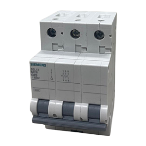 Disjuntor Tripolar Din 5SL1 Curva C 25A 3KA 5SL13257MB
