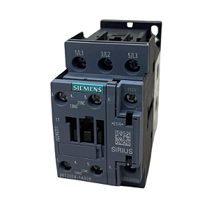 Contator Tripolar 12A 110V 1NA+1NF 3RT20241AG20 - Siemens