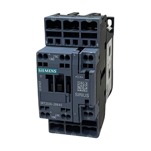 Contator Tripolar 25A 24VCC 1NA+1NF 3RT20262BB40 - Siemens