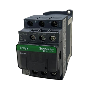 Contator Tripolar 12A 1NA+1NF 24VCC LC1D12BD - Schneider