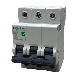 Disjuntor Easy9 3P 25A Curva C 3ka EZ9F33325 - Schneider