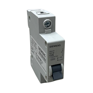 Disjuntor 1P 25A Classe C 3kA 5SJ11257MB - Siemens