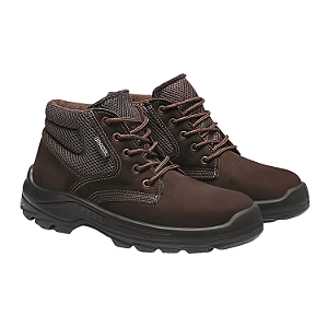 Botina Nobuck Amarrar Marrom CA40872 - Bracol