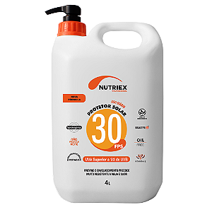 Galão Protetor Solar Corporal FPS 30 4L Nutriex