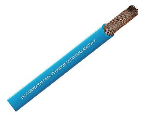 Cabo Flexível 2,5mm Azul Claro 750v Rolo 100m Cobrecom Azul-claro