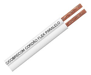 Cordão Paralelo 2x1,5mm Branco Rolo 100m Cobrecom Branco