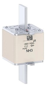 Fusível Nh3 630a Ar Ultrarrápido 690v Weg Fnh3-630k-a