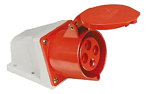 Tomada Industrial Sobrepor 32a 3p+t 6h 380-440v Weg Tswd