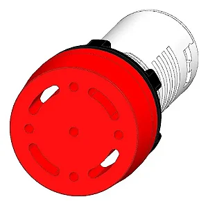 Buzzer Com Sinaleiro 22mm 220v Siemens 3sb7216-7aa20-1aa0
