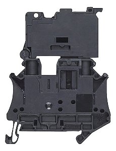 Borne Porta Fusível 4mm² Preto Siemens 8wh1000-1gg08