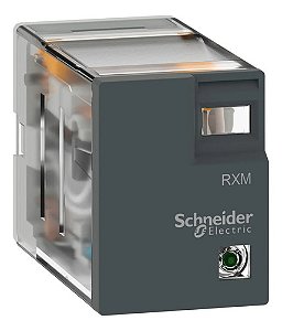 Relé Interface 4 Contatos 3a 230vca Schneider Rxm4lb2p7