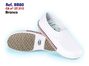 Tênis Segurança Elástico Branco Softworks Bb80 Ca 37212 Branco