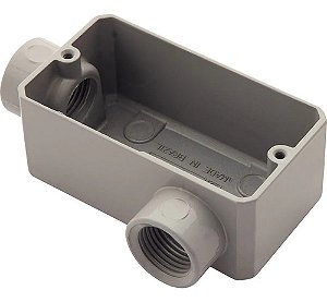 Condulete Ll 3/4 Pol Rosca Bsp Pintado Sem Tampa Tramontina