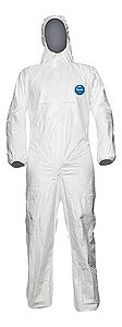 Macacão Tyvek 500 Dupont Chf5 Branco Ca 34187