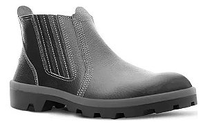 Botina Segurança Safetline Vulcano Elástico Ca 39019 Preto