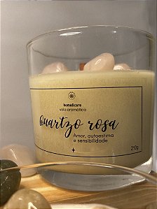 Vela Mystic Quartzo Rosa