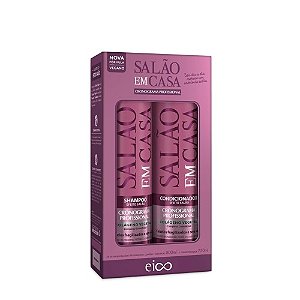 Kit Eico Salao Em Casa (Shampoo+Condicionador) Cronograma Profissional 800/750ml