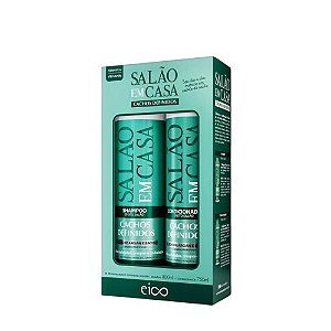 Kit Eico Salao Em Casa (Shampoo+Condicionador) Cacho Definidos 800/750ml