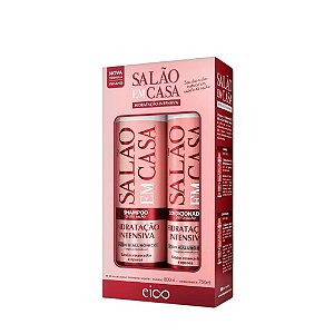 Kit Eico Salao Em Casa (Shampoo+Condicionador) Hidratacao Intensiva 800/750ml