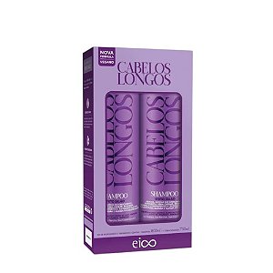 Kit Eico (Shampoo+Condicionador) Cabelos Longos 800ml+750ml