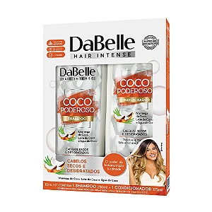 Kit Dabelle (Shampoo+Condicionador) Coco Poderoso 425ml