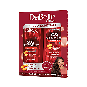 Kit Dabelle (Shampoo+Condicionador) Sos Crescimento 425ml