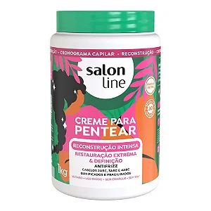 Creme Para Pentear Salon Line Reconstrucao Intensa 1kg
