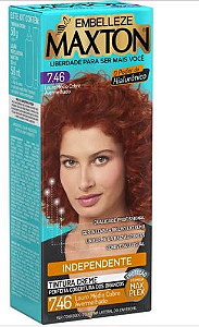 Tintura Maxton Pratico 7.46 Louro Medio Cobre Embelleze