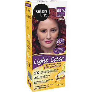 Tintura Light Color Tonalizante 66.46 Vermelho Cereja Salon Line