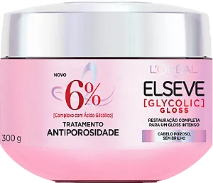 CREME DE TRATAMENTO ELSEVE 300G GLYCOLIC GLOSS