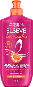 CREME PARA PENTEAR ELSEVE 250ML LISO DOS SONHOS