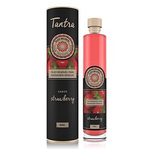 Óleo Sensual Beijável Tantra Morango