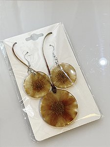 Colar  + Brinco Botânico 50