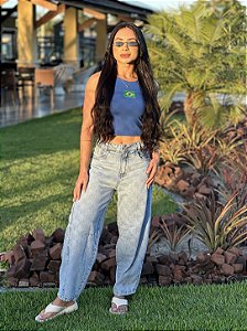 Calça Barrel Jeans