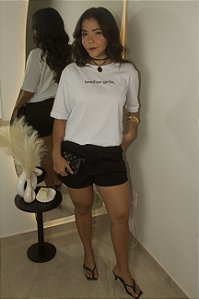 Tshirt em Algodão Com Estampa