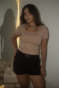 Short Alfaiataria Com Cinto