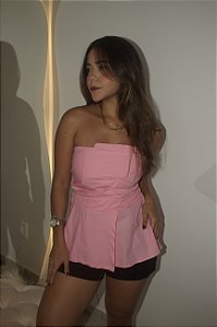 Blusa tomara que Caia Peplum