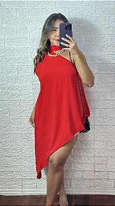 Bata Com Assimetria com Gola