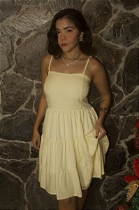 Vestido Curto Camadas