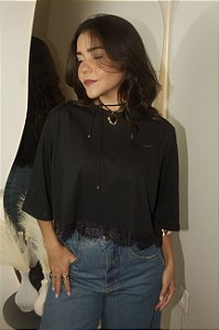 Semi Cropped Com Renda