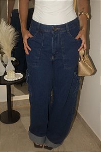 Calça Cargo Bolsos Lateral