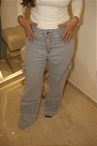 Calça Cargo Bolsos Frente
