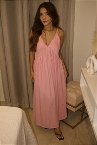 Vestido Midi Decote V