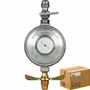 Regulador Aliança 503/18 5kg/h saída 3/8" SAE (Caixa 10 Unidades)