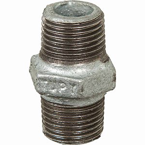 Niple Duplo Tupy Galvanizado 1/2 BSP