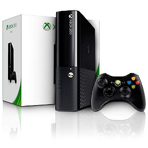 Console Xbox 360 Super Slim 250GB + kinect 3 jogos